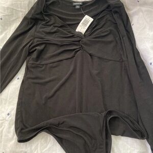 Torrid Black Long Sleeve Bodysuit